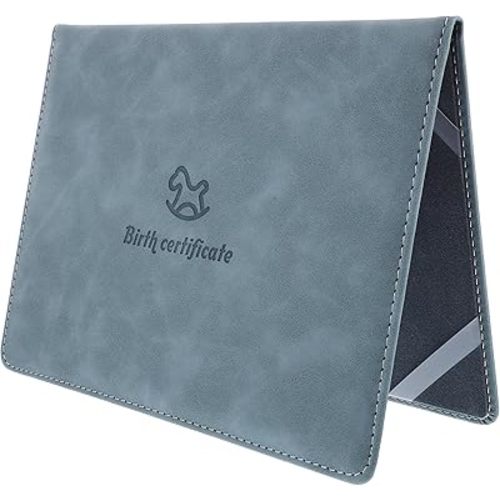 Birth Certificate Cover Case for Certificate Cover for Certificate Document Organizer Certificate Protector Birth Certificate Protective Cover Lovely Certificate Holder, 22.50X16.00X1.00CM
