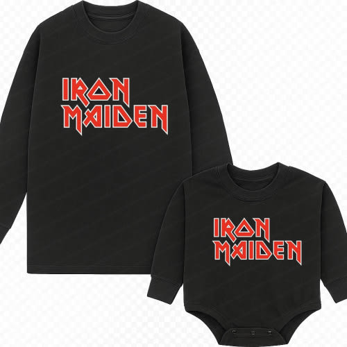 Baby Rock Band Romper And Matching Adult Hoodie