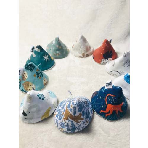 UPCYCLING 100% cotton pee pee teepees for baby boys - individually