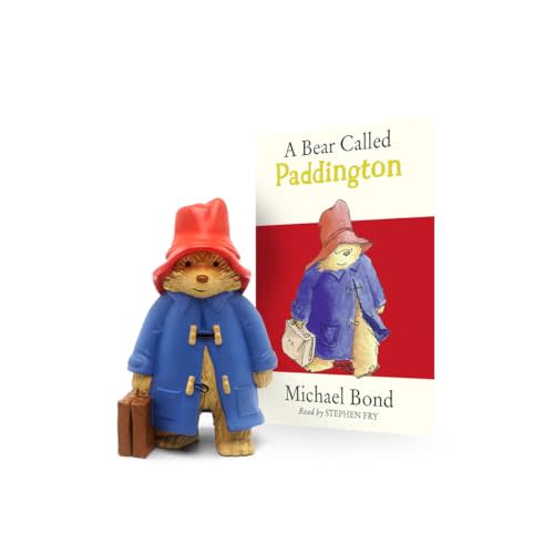 Tonies Paddington Bear Audio Toy Figurine from A Bear Called Paddington and Other Stories by Michael Bond, narrated by Celebrity Voices