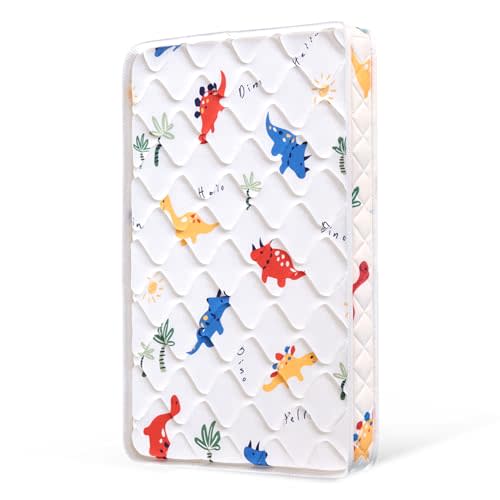 Mini Crib Mattress 38" x 24" x 4"- Firm Support and Comfort Premium Foam,Noiseless and Odorless,Hypoallergenic Mini Crib Mattress,Fits Mini and Portable Cribs,Dual Sided with Soft Breathable Fabric