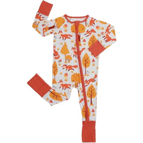 Baby Viscose from Bamboo Pajamas - Infant Boys Girls Footless Zippy Pjs Sleep 'N Play Clothes - One Piece Romper