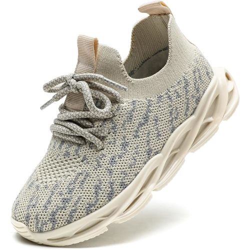 DADAWEN Boys Girls Sneakers Kids Lightweight Breathable Tennis Shoes Strap Running Athletic Shoes for Toddler/Little Kid/Big Kid