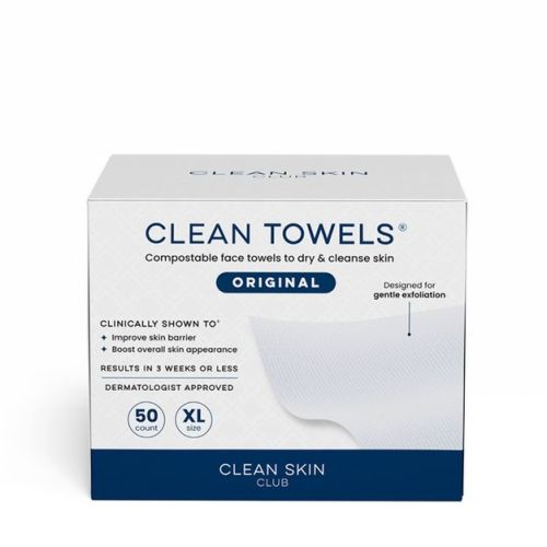 Clean Skin Club Disposable Face Towel for Improved Skin - XL - 50ct