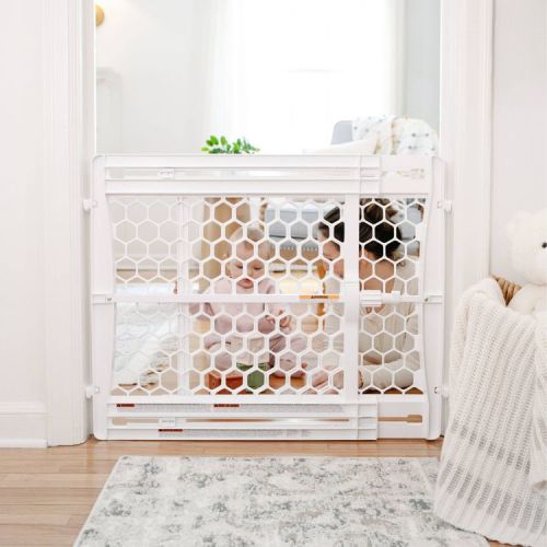 Regalo Plastic Baby Gate - 42" - White