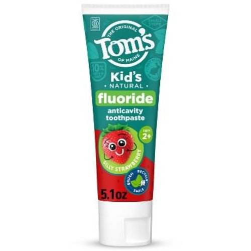Tom's of Maine Kids Anticavity Fluoride Natural Toothpaste - Silly Strawberry - 5.1oz