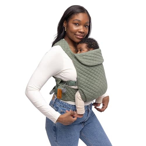 WildBird - Aerial Buckle Carrier - 2-24 Months - Standard (XS-XL) Treepie - Front or Back Carry - Cross Straps, Lumbar Support, Headrest - Hip Healthy - Baby Carrier, Baby Essentials, Amazon Exclusive