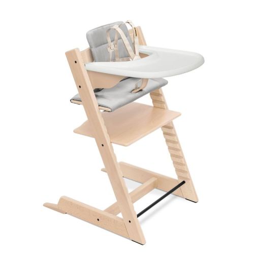 Stokke Tripp Trapp Standard High Chair Cushion and Tray - Natural Anthracite