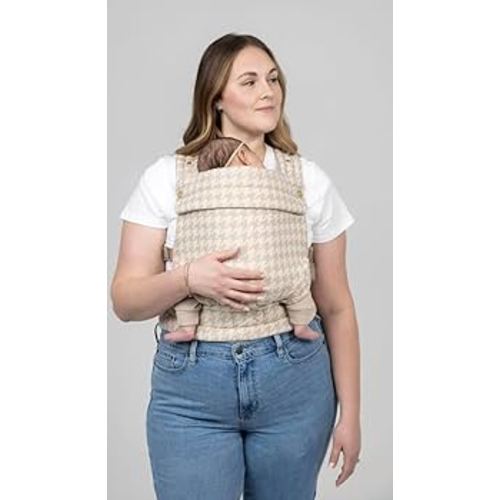 Amazon.com: Mabē Monarch Ergonomic Baby Carrier – Premium Cotton Soft Structured Newborn to Toddler Carrier with Hip-Healthy Design, 3 Carry Positions (7-35lbs), Lightweight & Breathable, (Houndstooth) : Baby