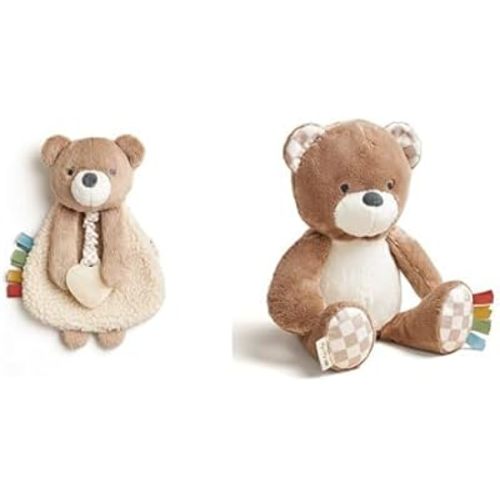 Itzy Ritzy Bear Plush Bundle - Includes Bear Lovey with Teether & Bear Plush Toy