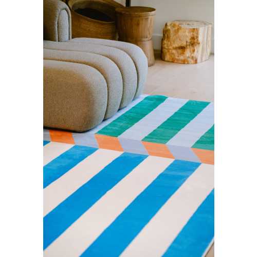 Illusion Stripe Modern Rug