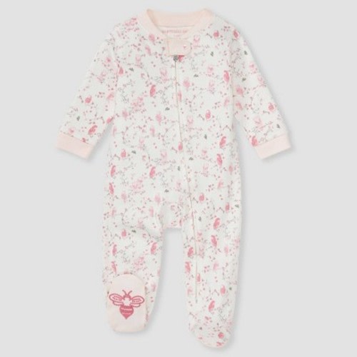 Burt's Bees Baby® Baby Girls' 'Hoot Hoot' Sleep N' Play - Light Pink