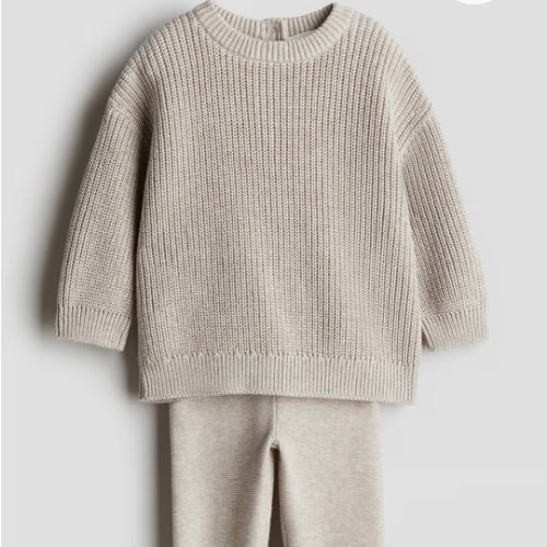 2-piece Cotton Knit Set