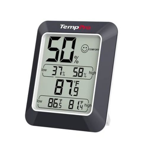 TempPro TP50W Digital Hygrometer Indoor Thermometer Room Thermometer and Humidity Gauge with Temperature Humidity Monitor (Formerly ThermoPro)