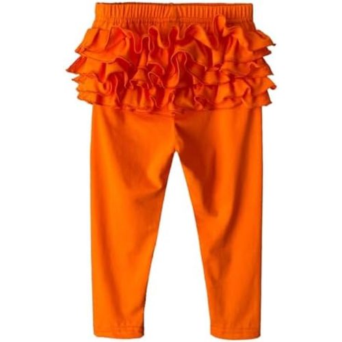 Girls Leggings Ruffle Skirt Pants Kids School 𝗨niform Pants Tutu Dress Pants Spring Stretchy Leggings Pants