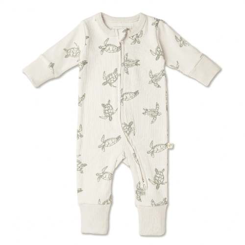 Makemake Organics Organic 2-Way Zip Romper – Turtles