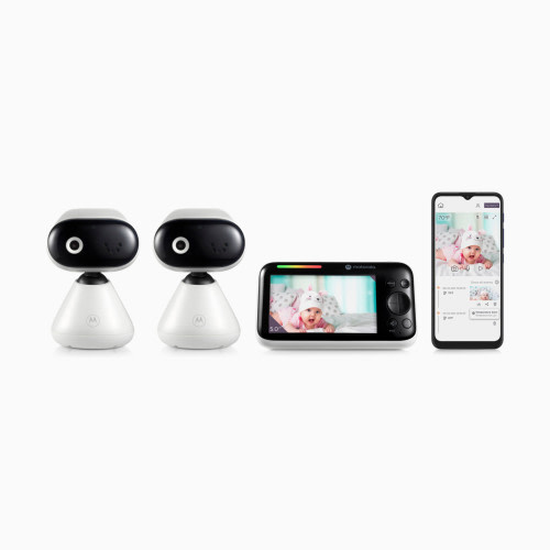 Motorola PIP1500 Connect 5" 1080p Manual Pan/Tilt Video Baby Monitor - 2 Cameras