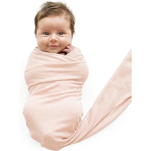 Caden Lane Baby Swaddle & Receiving Blanket, Soft, Breathable & Temperature-Regulating Bamboo Viscose Fabric for Swaddling Newborns, Gender Neutral Infant Blanket for Boys & Girls