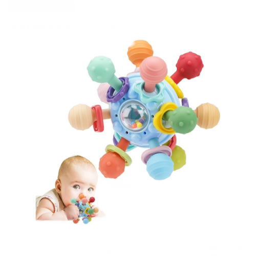 Baby Montessori Sensory Toys for 0-6 6-12 Months, Baby Teether Teething Toys for Babies 0 3 6 9 12 18 Months, Newborn Infant Learning Developmental Toys Gifts for 1 2 Year Old Boys Girls
