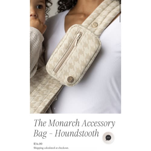 The Monarch Accessory Bag - Houndstooth – Mabē
