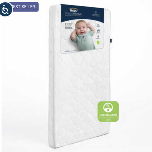 HALO DreamWeave Breathable Crib Mattress