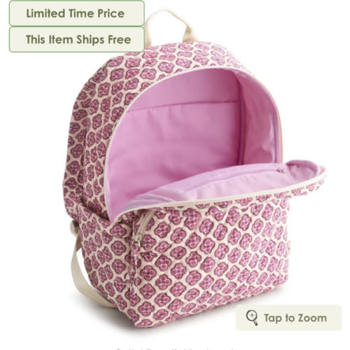 Outlet Essential Backpack - Cotton | Vera Bradley – Vera Bradley Outlet Store