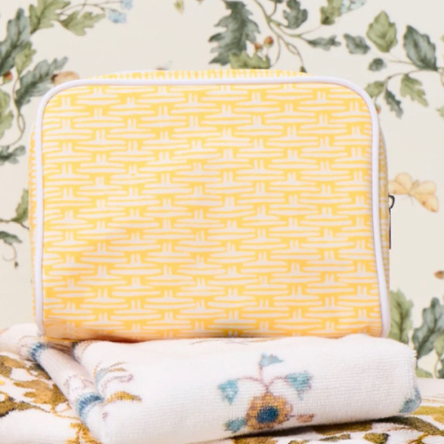 Large Patterned Toiletry Bag