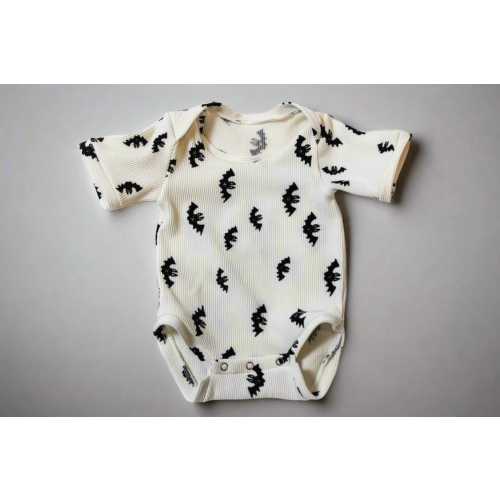 Handmade Baby Bat Onesie; Made from Rib Knit cooling fabric