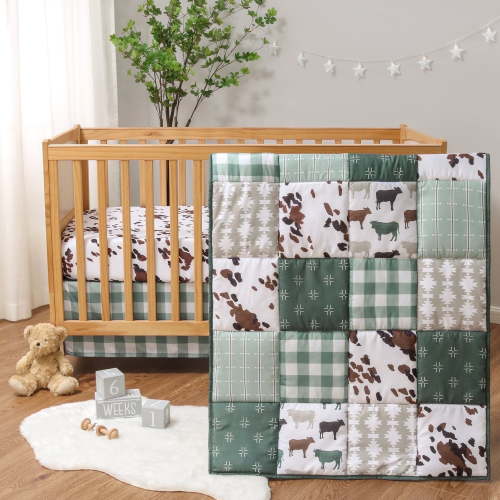 The Peanutshell, Nursery Crib Bedding Set, Baby Boys, 3 Pieces