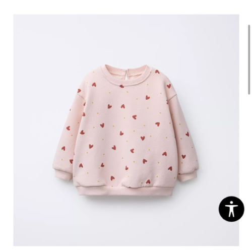 PRINTED SWEATSHIRT - Pink | ZARA United States
