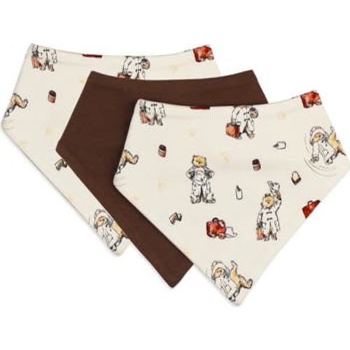 x Paddington© Assorted 3-Pack Organic Cotton Bandana Bibs