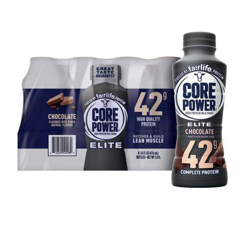 Fair Life Nutrition Plan Core Power Elite 42g. Protein Shake, Chocolate - Liquid (14 fl. oz, 8 pk.)