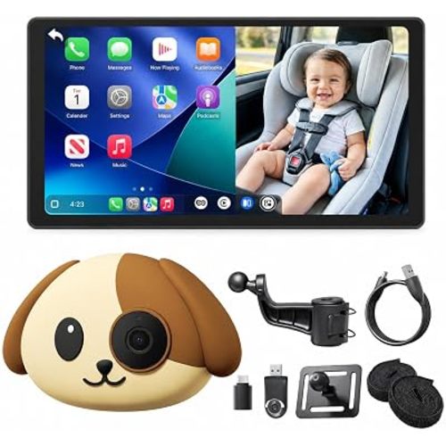 Cabin Care Baby Car Camera, CarPlay Baby Monitor, 1080P, 157° Wide View