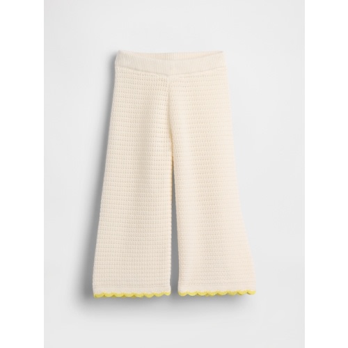 Baby & Toddler Crochet Wide-Leg Pants