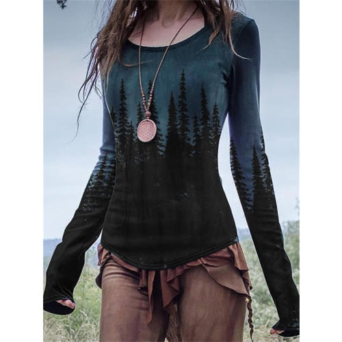 Black Forest Tribal Tie Dye T Shirt