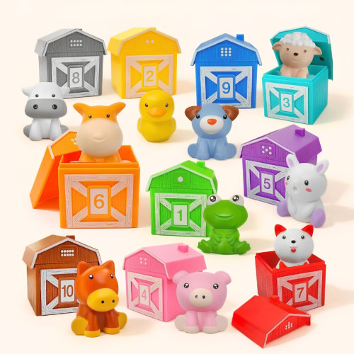 Toddla™ Montessori Farm Animal Set (20pcs) – toddla