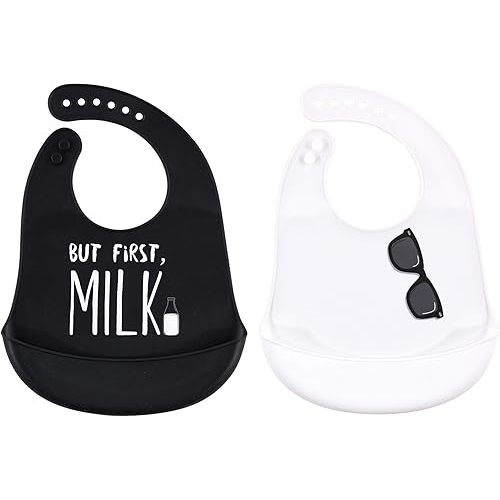 Little Treasure Unisex BabySilicone Bibs