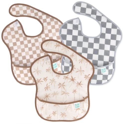 SuperBib® 3 Pack: Palms + Check – Bumkins