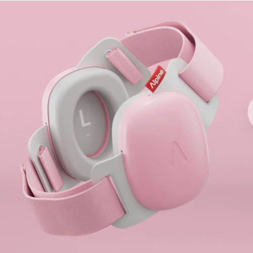 Alpine Muffy Baby Ear Protection for Babies and Toddlers up to 36 Months - CE & ANSI Certified - Noise Reduction Earmuffs - Comfortable Baby Headphones-  Against Hearing Damage & Improves Sleep - Pink