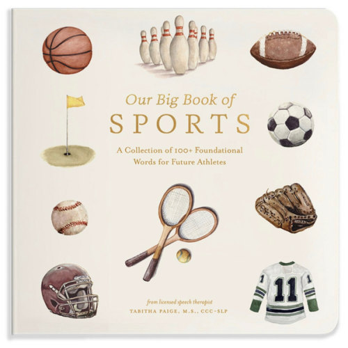 Our Big Book of Sports: A Collection of 100+ Foundational Words for Future Athletes (Tabitha Paige Children's Book Series)