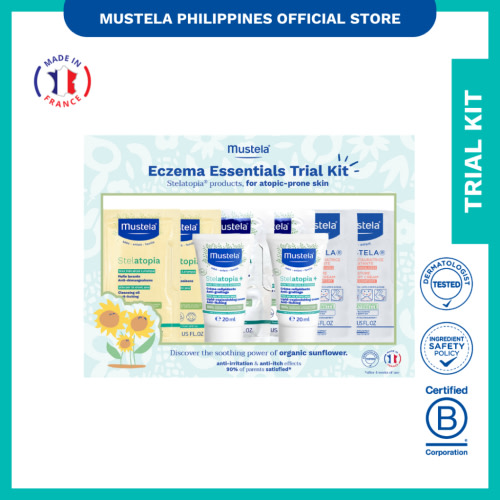 Mustela Eczema Essentials Trial Kit with Stelatopia+ Lipid Replenishing Cream 20ml - No. 3