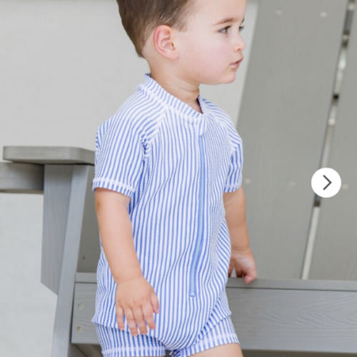 Short Sleeve One Piece Rash Guard | RuffleButts & RuggedButts