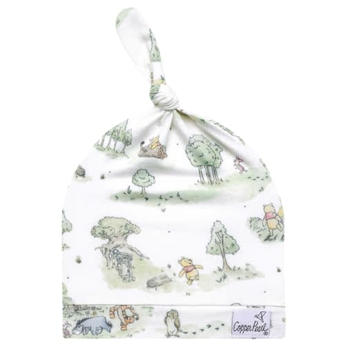 Copper Pearl, Baby Beanie Hat Top Knot Stretchy Soft Disney