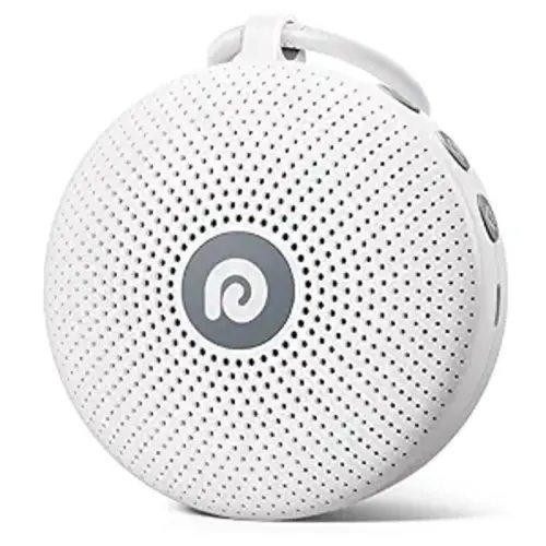 Dreamegg Portable Noise Machine for Baby Adult, Features Powerful Battery, 21 Soothing Sound, Noise Canceling for Office & Sleeping, Sound Therapy for Home, Travel, Registry Gift, Classic White