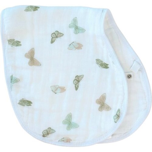Burp Cloth Bib, Butterflies - Dear Perli | Maisonette