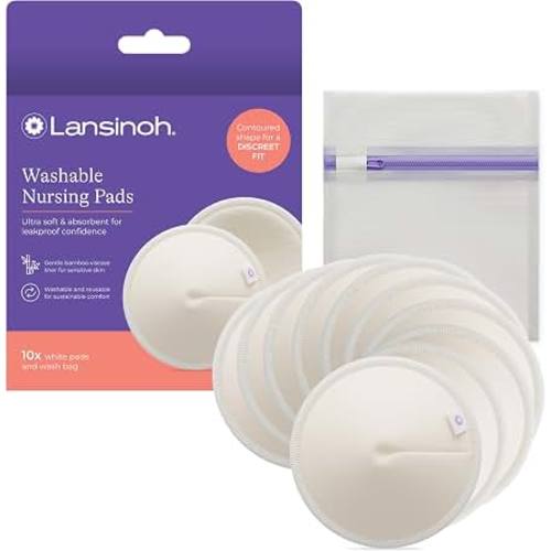Washable Nursing Pads, 10 Count