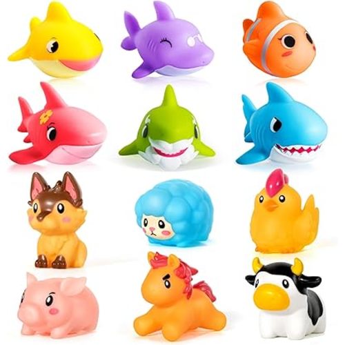 Hely Cancy No Hole Baby Bath Toys, Bath Toys for Kids 18 Months and Up