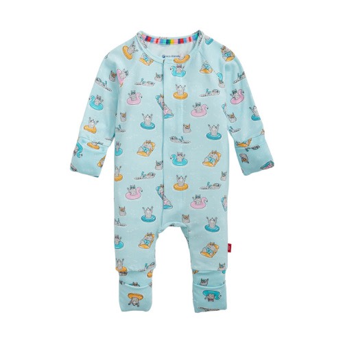 Raccoon Lagoon Magnetic Convertible Romper