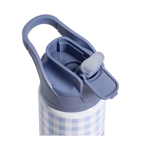 Gingham Blue Mackenzie Water Bottle