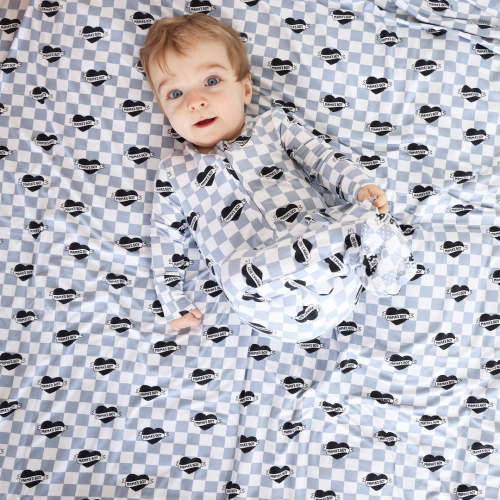 Mama's Boy Zipper Footie | Caden Lane